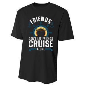 Cruise Ship Lovers Cool Cruise Design For Cruising Performance Sprint T-Shirt