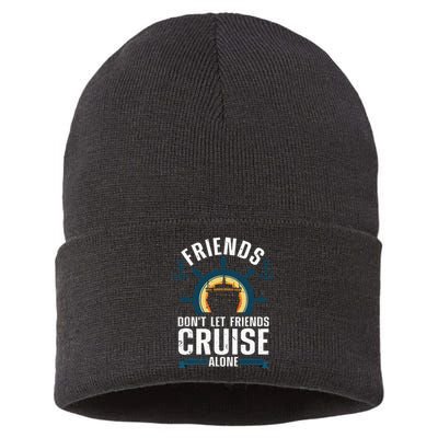 Cruise Ship Lovers Cool Cruise Design For Cruising Sustainable Knit Beanie