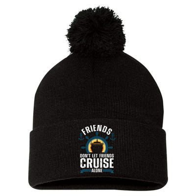 Cruise Ship Lovers Cool Cruise Design For Cruising Pom Pom 12in Knit Beanie