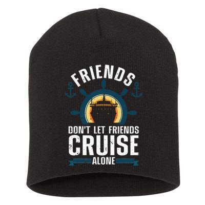 Cruise Ship Lovers Cool Cruise Design For Cruising Short Acrylic Beanie