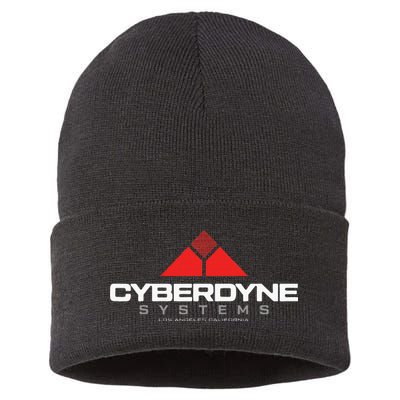 Cyberdyne Systems Logo Sustainable Knit Beanie