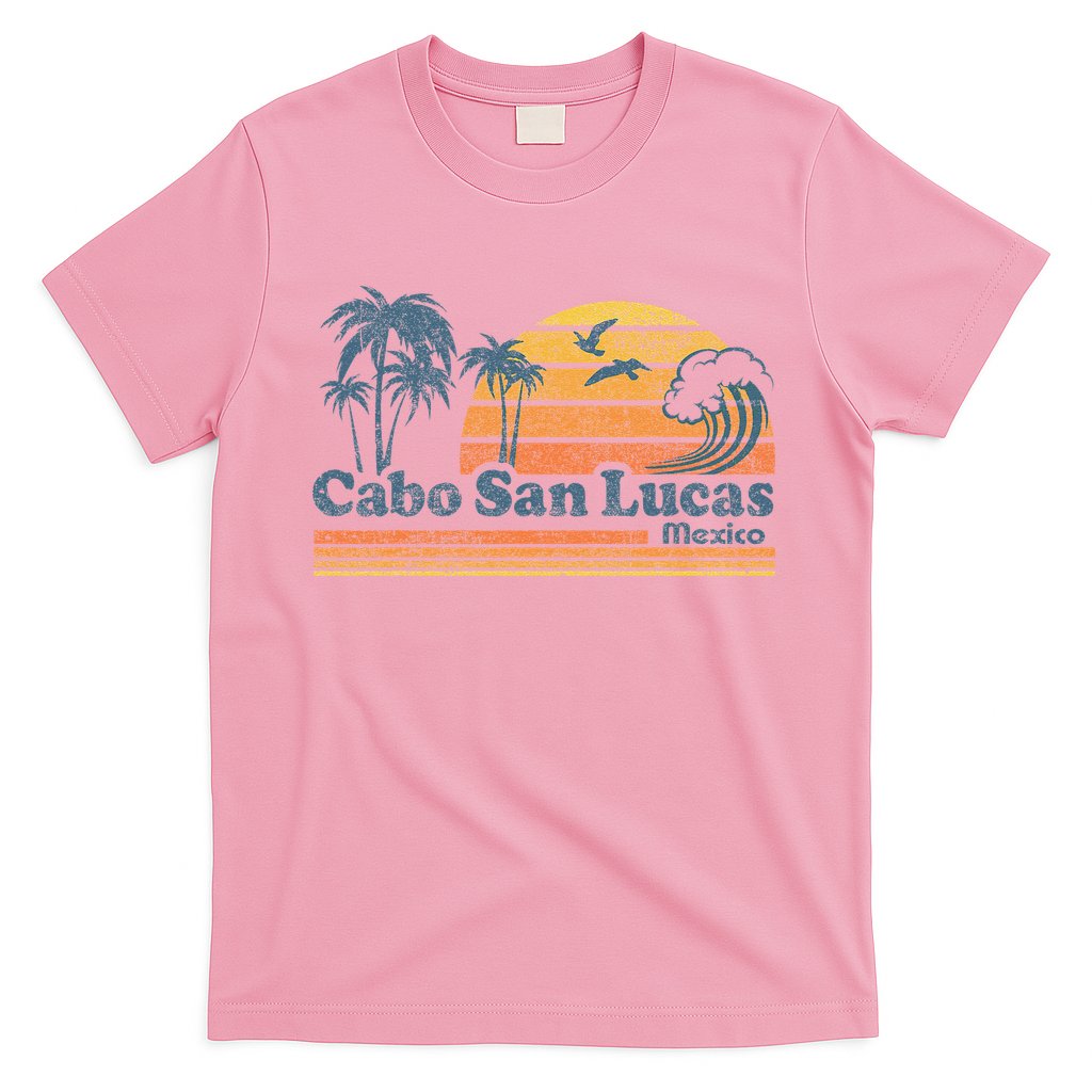 Cabo San Lucas Mexico Beach Summer Vacation Vintage Retro T-Shirt