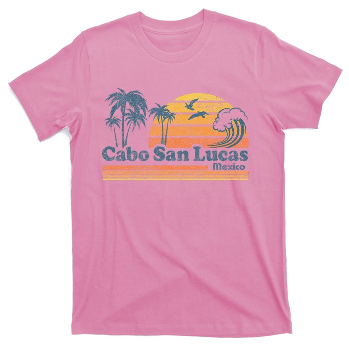 Cabo San Lucas Mexico Beach Summer Vacation Vintage Retro T-Shirt