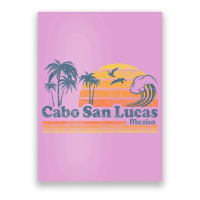 Cabo San Lucas Mexico Beach Summer Vacation Vintage Retro Poster