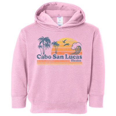 Cabo San Lucas Mexico Beach Summer Vacation Vintage Retro Toddler Hoodie