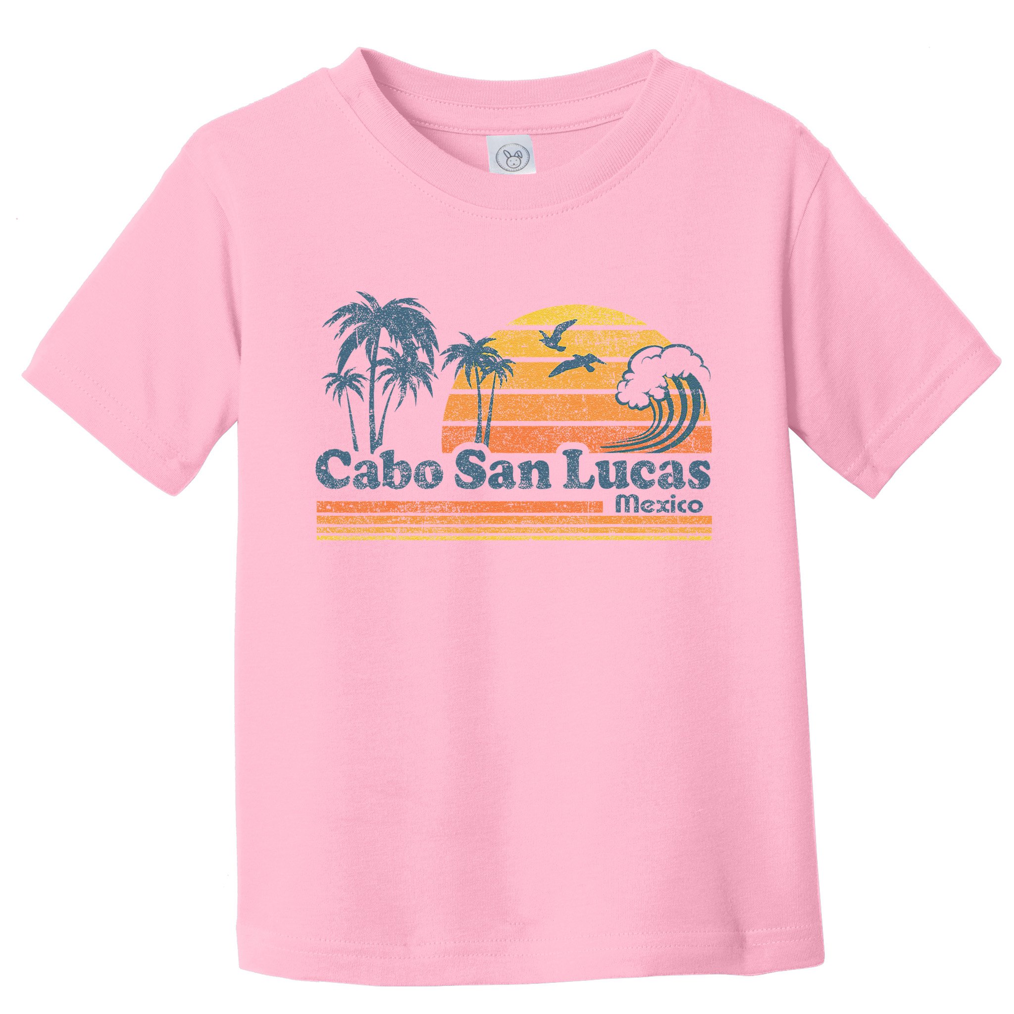 Cabo San Lucas Mexico Beach Summer Vacation Vintage Retro Toddler T-Shirt