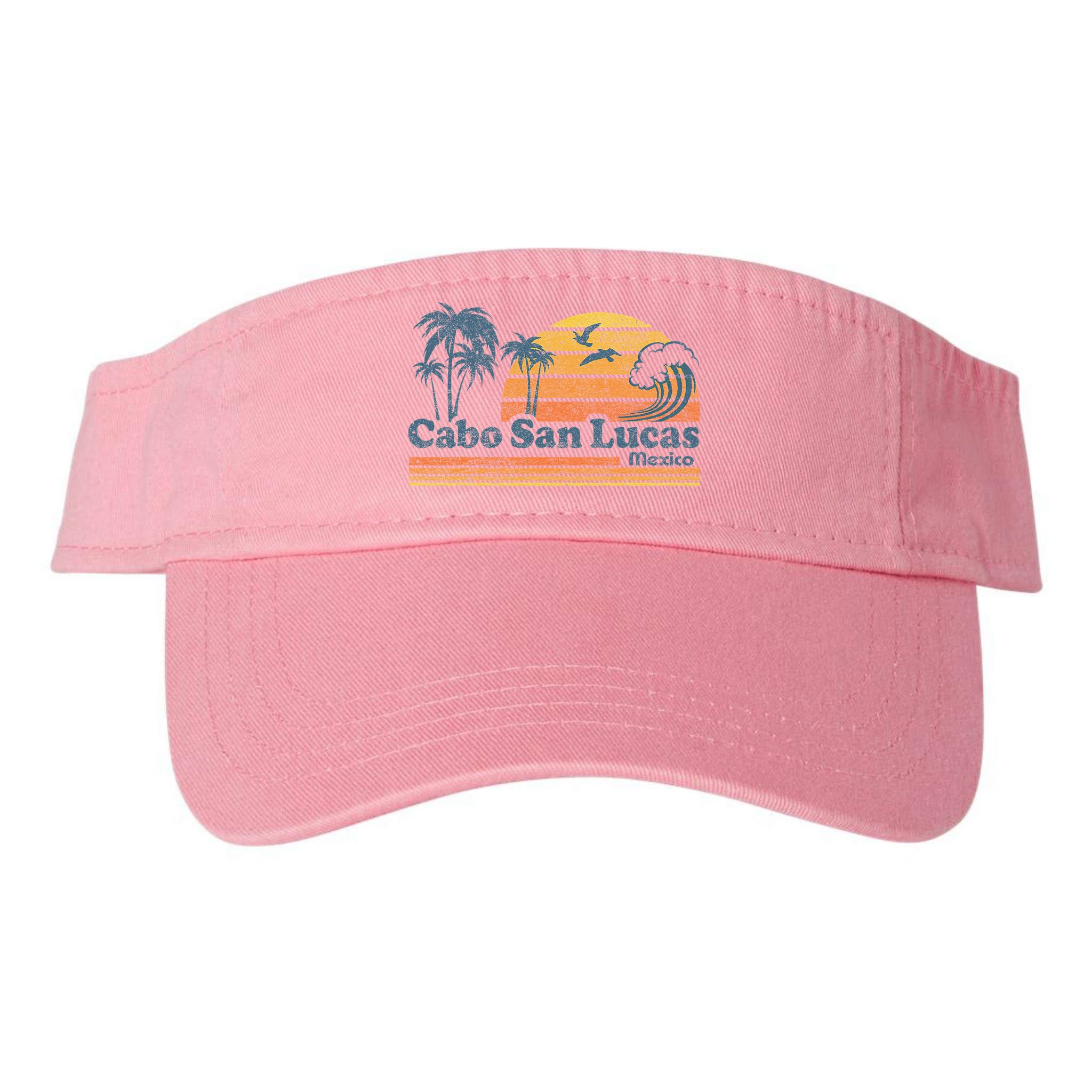 Cabo San Lucas Mexico Beach Summer Vacation Vintage Retro Visor