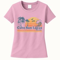 Cabo San Lucas Mexico Beach Summer Vacation Vintage Retro Womens T-Shirt