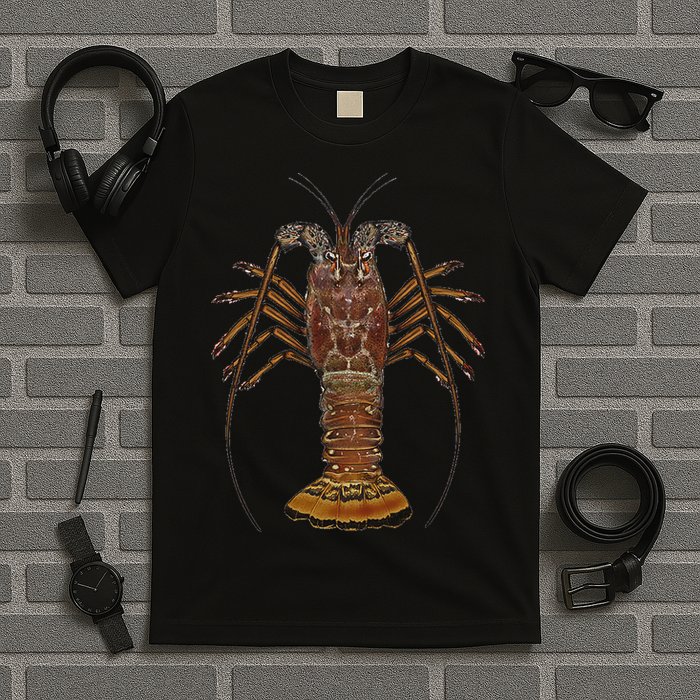 Caribbean Spiny Lobster Bahamas Shellfish Seafood T-Shirt