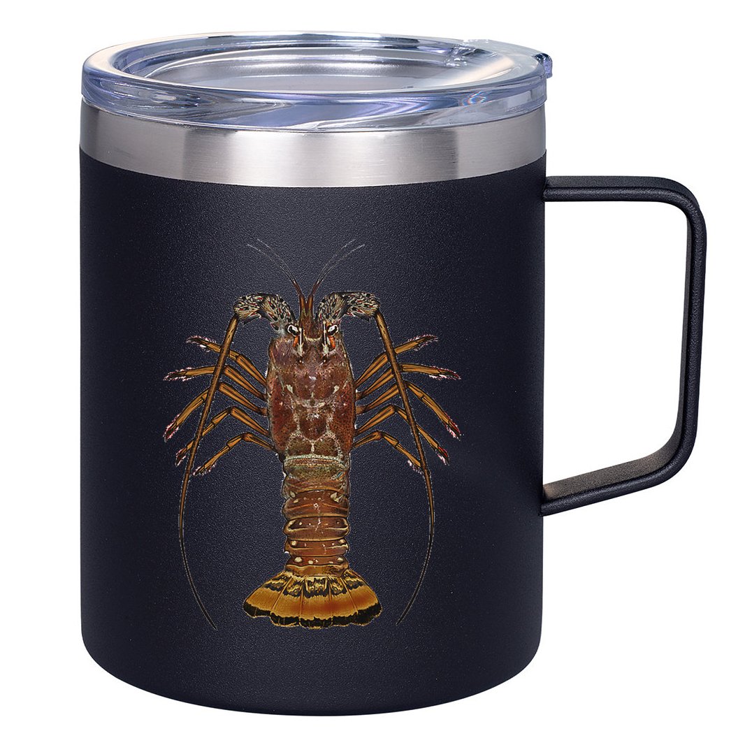 Caribbean Spiny Lobster Bahamas Shellfish Seafood 12oz Stainless Steel Coffee Mug