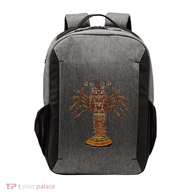 Caribbean Spiny Lobster Bahamas Shellfish Seafood Vector Backpack