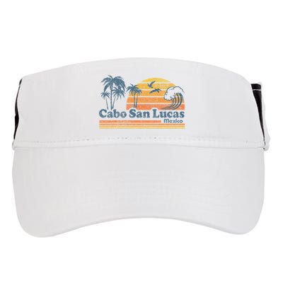 Cabo San Lucas Mexico Beach Summer Vacation Vintage Retro Adult Drive Performance Visor