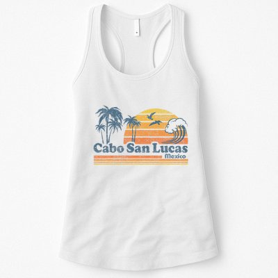Cabo San Lucas Mexico Beach Summer Vacation Vintage Retro Womens Tank Top