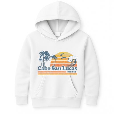 Cabo San Lucas Mexico Beach Summer Vacation Vintage Retro Kids Hoodie