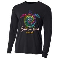 Cabo San Lucas Tie Dye Sea Turtle Matching Family Vacation Cooling Performance Long Sleeve Crew