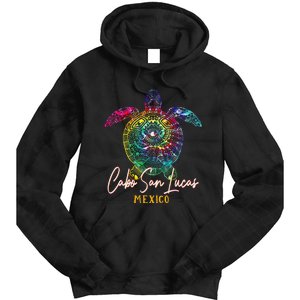 Cabo San Lucas Tie Dye Sea Turtle Matching Family Vacation Tie Dye Hoodie