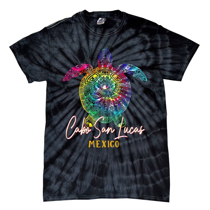 Cabo San Lucas Tie Dye Sea Turtle Matching Family Vacation Tie-Dye T-Shirt