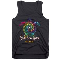 Cabo San Lucas Tie Dye Sea Turtle Matching Family Vacation Tank Top