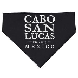 Cabo San Lucas Mexico Retro Souvenir Distressed USA-Made Doggie Bandana