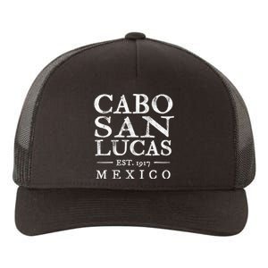 Cabo San Lucas Mexico Retro Souvenir Distressed Yupoong Adult 5-Panel Trucker Hat