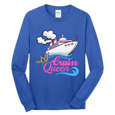 Cruise Ship Lover Cruise Queen Gift Tall Long Sleeve T-Shirt