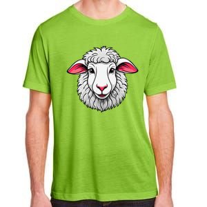 Cute Shee.P Lamb Farm Animals Cuddly Pets Adult ChromaSoft Performance T-Shirt