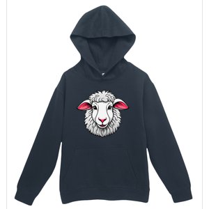 Cute Shee.P Lamb Farm Animals Cuddly Pets Urban Pullover Hoodie