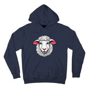 Cute Shee.P Lamb Farm Animals Cuddly Pets Tall Hoodie