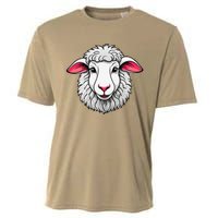 Cute Shee.P Lamb Farm Animals Cuddly Pets Cooling Performance Crew T-Shirt