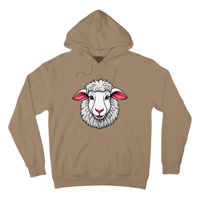 Cute Shee.P Lamb Farm Animals Cuddly Pets Hoodie