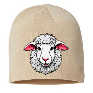 Cute Shee.P Lamb Farm Animals Cuddly Pets Sustainable Beanie