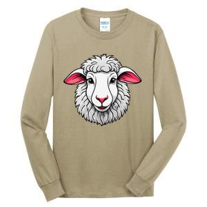 Cute Shee.P Lamb Farm Animals Cuddly Pets Tall Long Sleeve T-Shirt