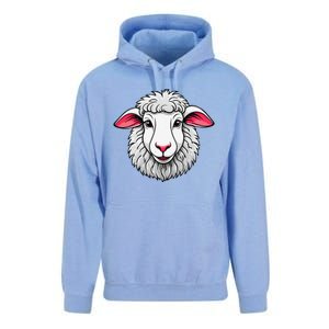 Cute Shee.P Lamb Farm Animals Cuddly Pets Unisex Surf Hoodie