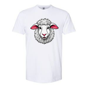 Cute Shee.P Lamb Farm Animals Cuddly Pets Softstyle CVC T-Shirt