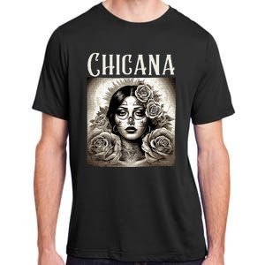 Chicana Style Lowrider Mexican American Latina Adult ChromaSoft Performance T-Shirt