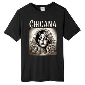 Chicana Style Lowrider Mexican American Latina Tall Fusion ChromaSoft Performance T-Shirt