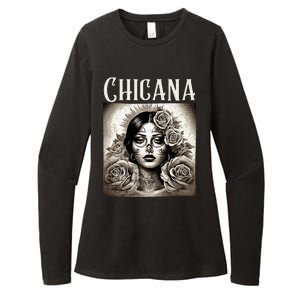 Chicana Style Lowrider Mexican American Latina Womens CVC Long Sleeve Shirt