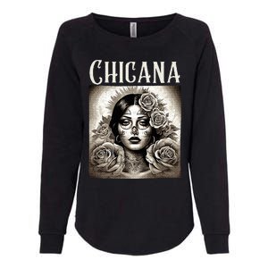 Chicana Style Lowrider Mexican American Latina Womens California Wash Sweatshirt