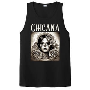 Chicana Style Lowrider Mexican American Latina PosiCharge Competitor Tank