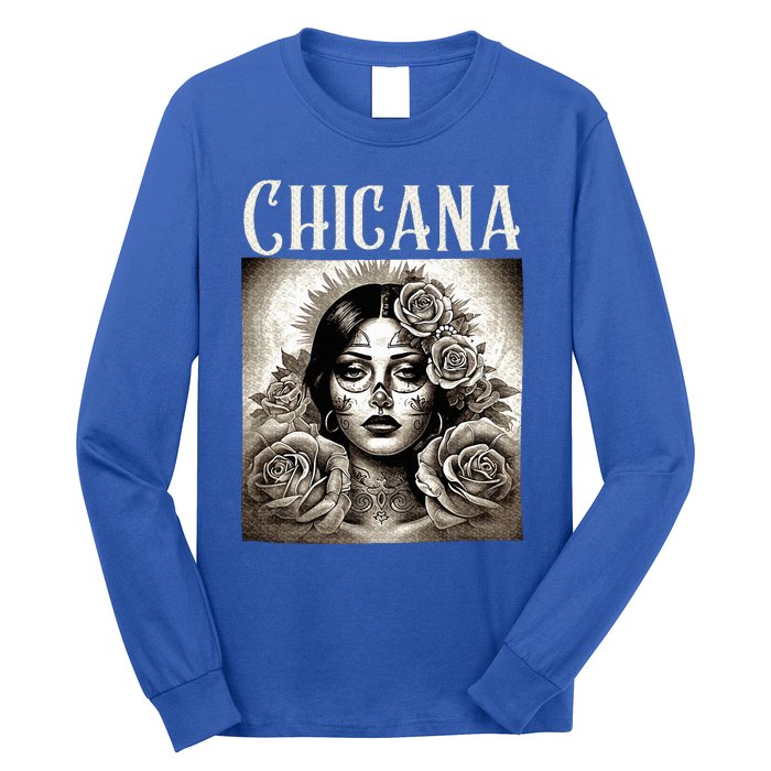 Chicana Style Lowrider Mexican American Latina Long Sleeve Shirt