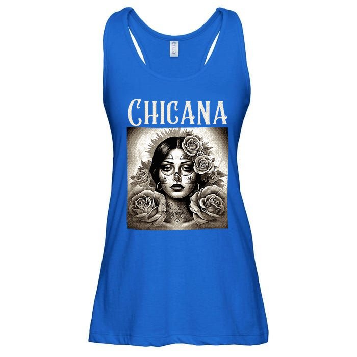 Chicana Style Lowrider Mexican American Latina Ladies Essential Flowy Tank