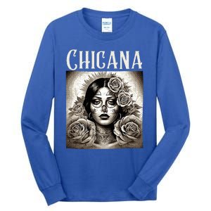 Chicana Style Lowrider Mexican American Latina Tall Long Sleeve T-Shirt