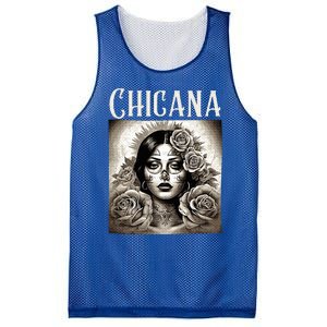 Chicana Style Lowrider Mexican American Latina Mesh Reversible Basketball Jersey Tank