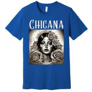 Chicana Style Lowrider Mexican American Latina Premium T-Shirt