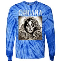 Chicana Style Lowrider Mexican American Latina Tie-Dye Long Sleeve Shirt