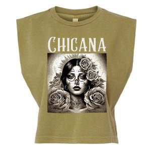 Chicana Style Lowrider Mexican American Latina Garment-Dyed Women's Muscle Tee