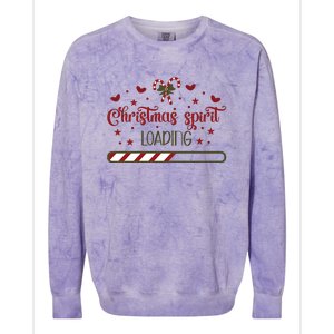 Christmas Spirit Loading Colorblast Crewneck Sweatshirt