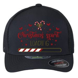 Christmas Spirit Loading Flexfit Unipanel Trucker Cap