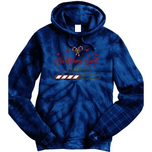 Christmas Spirit Loading Tie Dye Hoodie