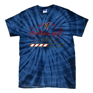 Christmas Spirit Loading Tie-Dye T-Shirt